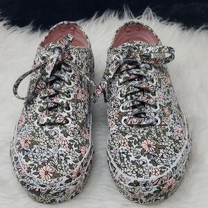 Vans Women's Old Skool Tapered Eco Theory Floral Marshmellow Sneakers